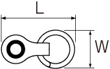 スプリットリング寸法
