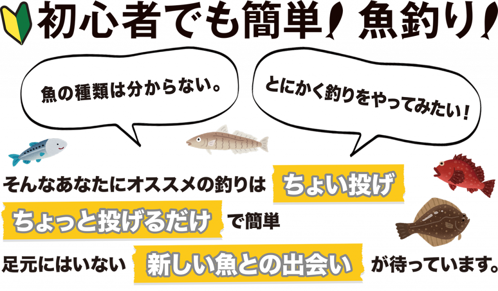 初心者オモリタイトル
